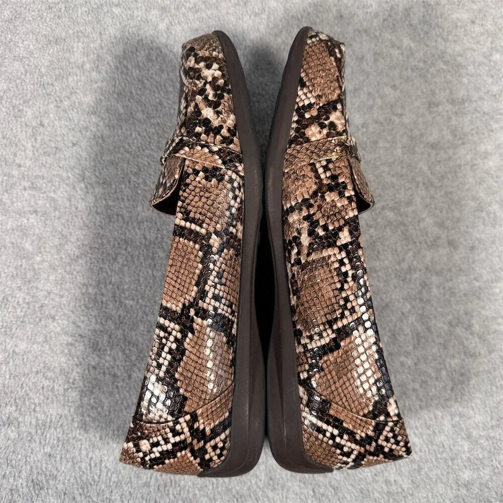 Kim Rogers Blayne Loafers Womens Size 10 Snakeskin - Picture 9 of 11